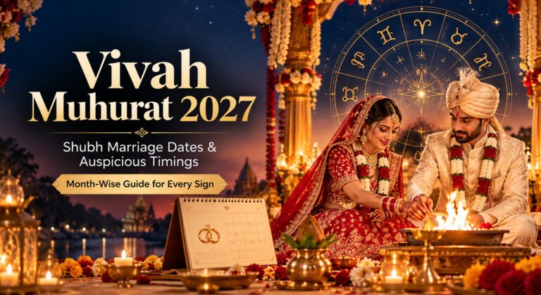 Vivah Muhurat 2027: Month-Wise Shubh Marriage Date Calendar and Auspicious Wedding Timings for Every Sign