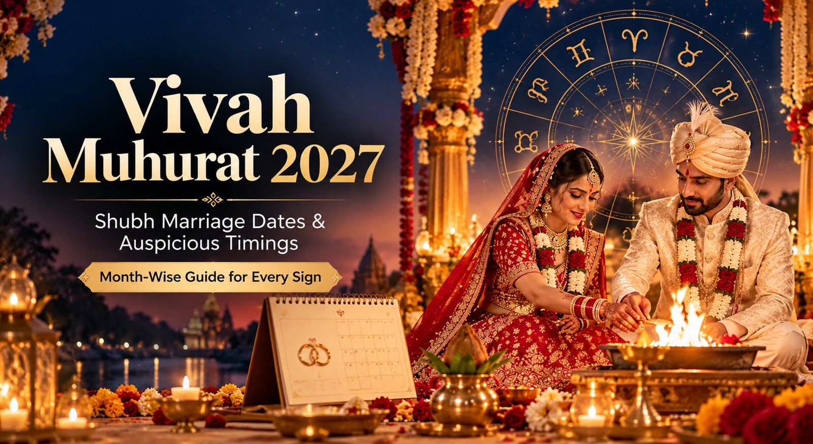 Vivah Muhurat 2027: Month-Wise Shubh Marriage Date Calendar and Auspicious Wedding Timings for Every Sign