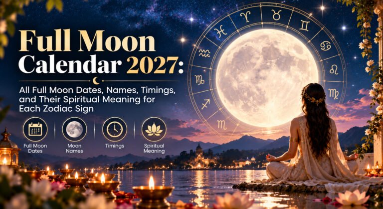 Full Moon Calendar 2027: All Full Moon Dates, Names, Timings, and Their Spiritual Meaning for Each Zodiac Sign