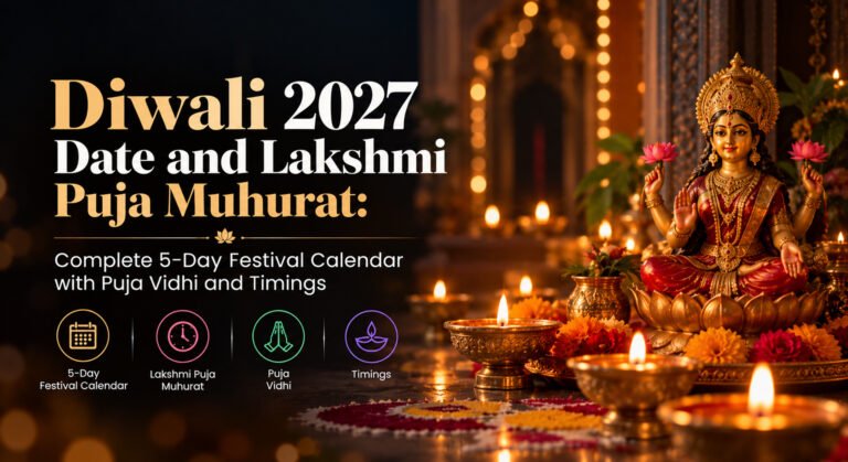 Diwali 2027 Date and Lakshmi Puja Muhurat: Complete 5-Day Festival Calendar with Puja Vidhi and Timings