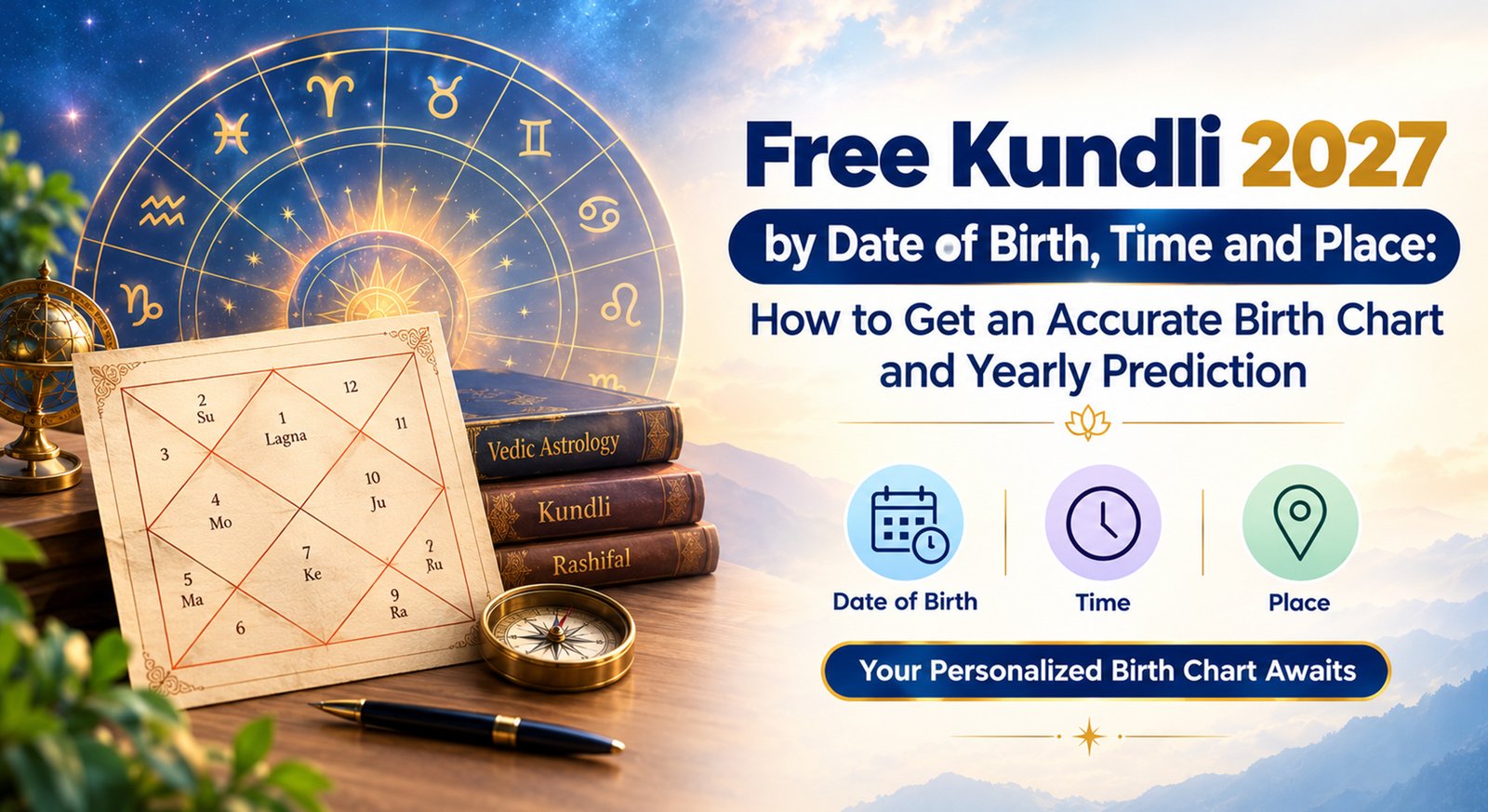 Free Kundli 2027 by Date of Birth, Time and Place: How to Get an Accurate Birth Chart and Yearly Prediction