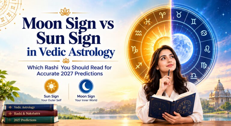 Moon Sign vs Sun Sign in Vedic Astrology: Which Rashi You Should Read for Accurate 2027 Predictions
