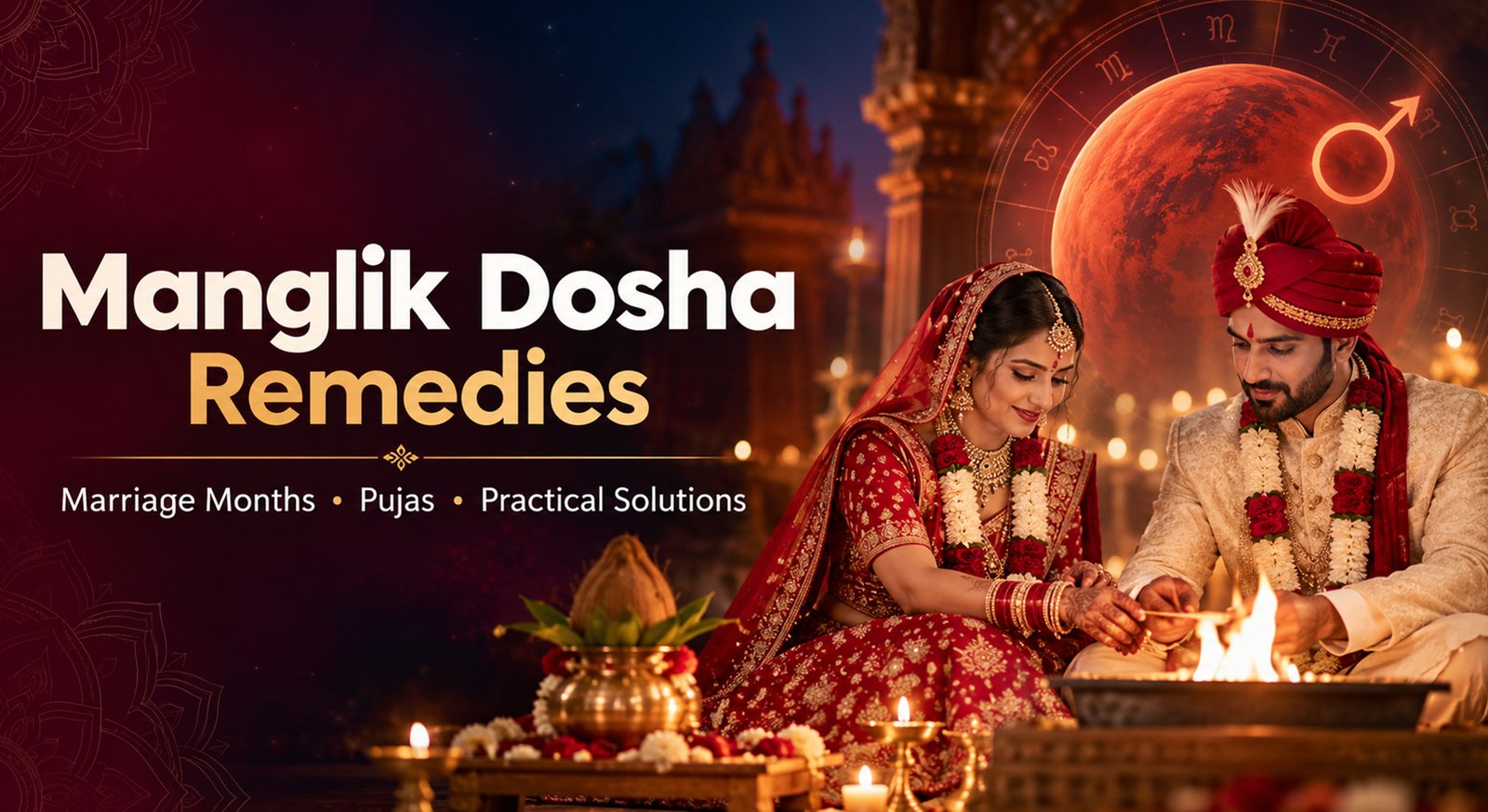 Manglik Dosha Remedies: Best Marriage Months, Powerful Pujas and Effective Solutions for Manglik Couples