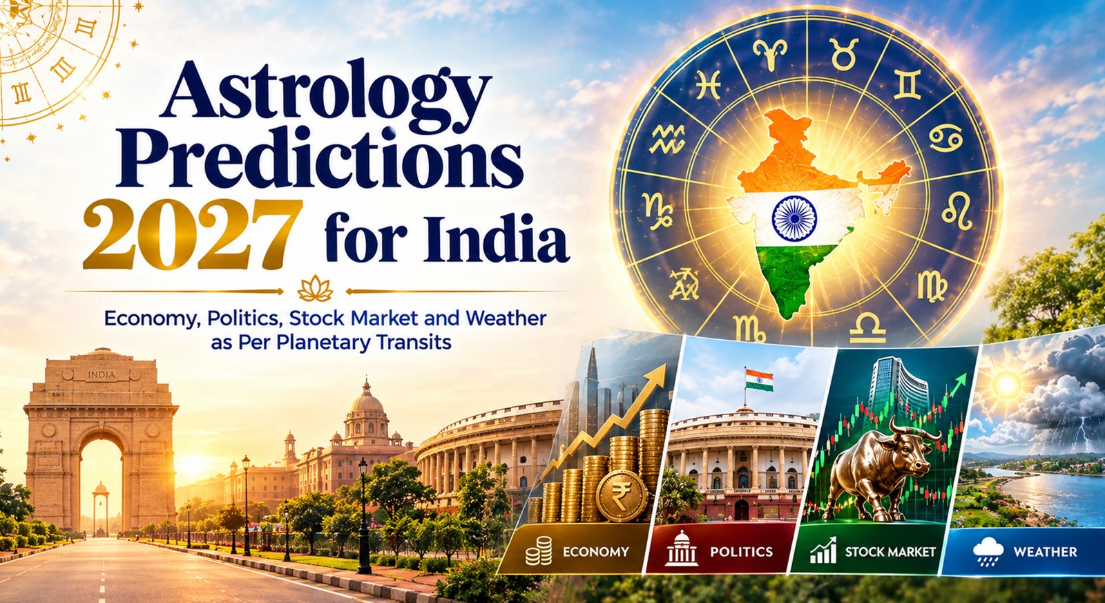 Astrology Predictions 2027 for India: Economy, Politics, Stock Market and Weather as Per Planetary Transits