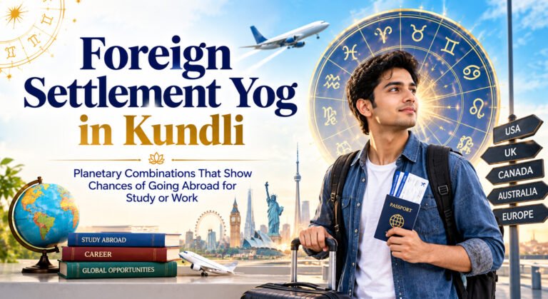Foreign Settlement Yog in Kundli: Planetary Combinations That Show Chances of Going Abroad for Study or Work